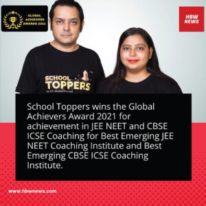 Global Achievers Award 2021 for Best Coaching for JEE & NEET