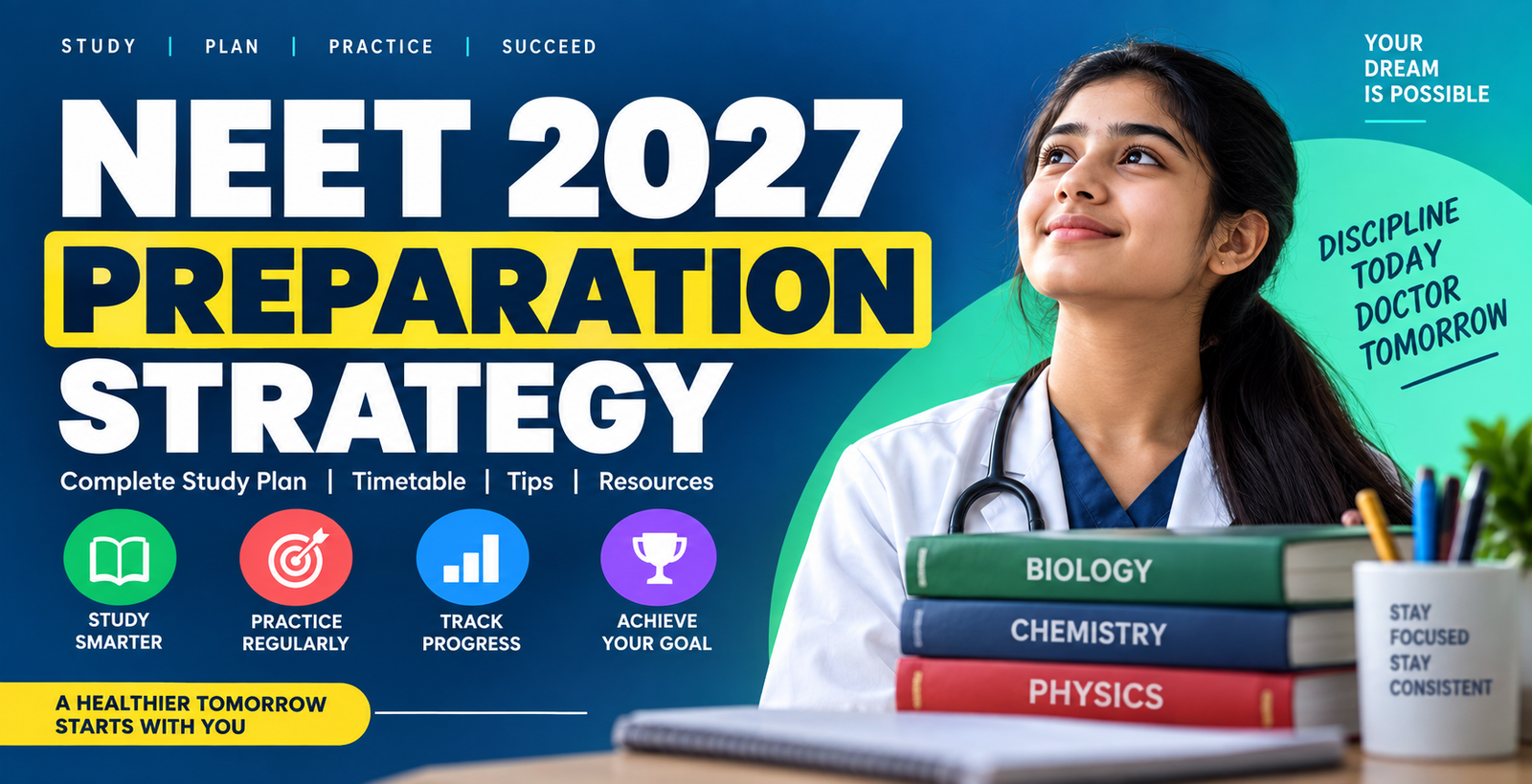 NEET 2027 Preparation Strategy: Complete Study Plan, Timetable & Tips