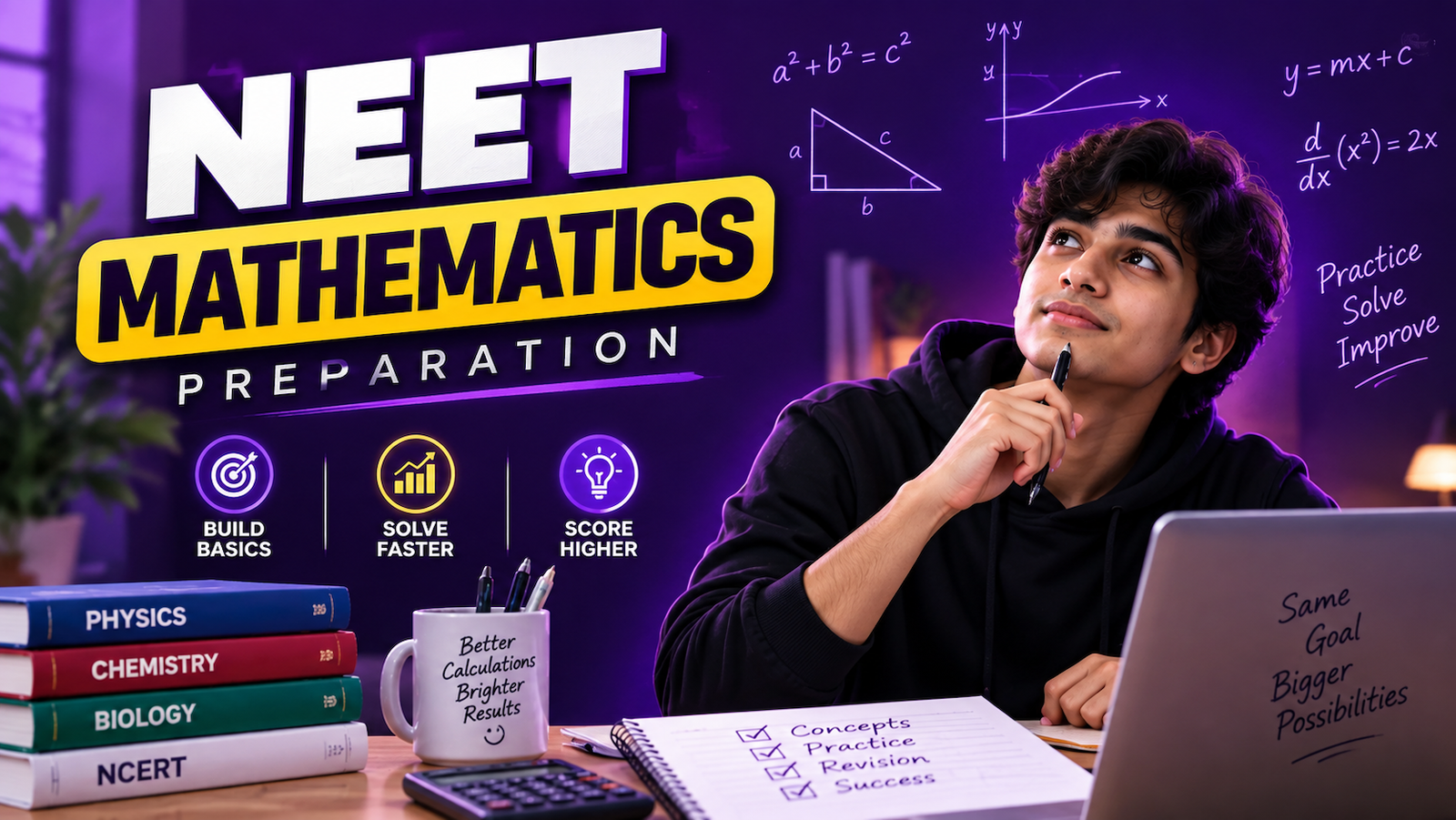 NEET Mathematics Preparation: How to Master Maths for Physics & Chemistry