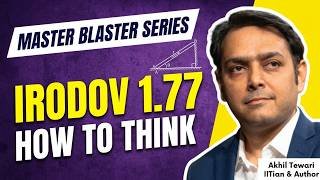 Master Blaster Series: How to Think in JEE Advanced Physics – Irodov Problem 1.77 Solution